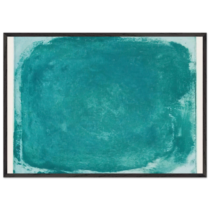 UNTITLED 1992 - Gotthard Graubner 70x100 cm / 28x40 inches Framed Art Print – Black Wooden Frame