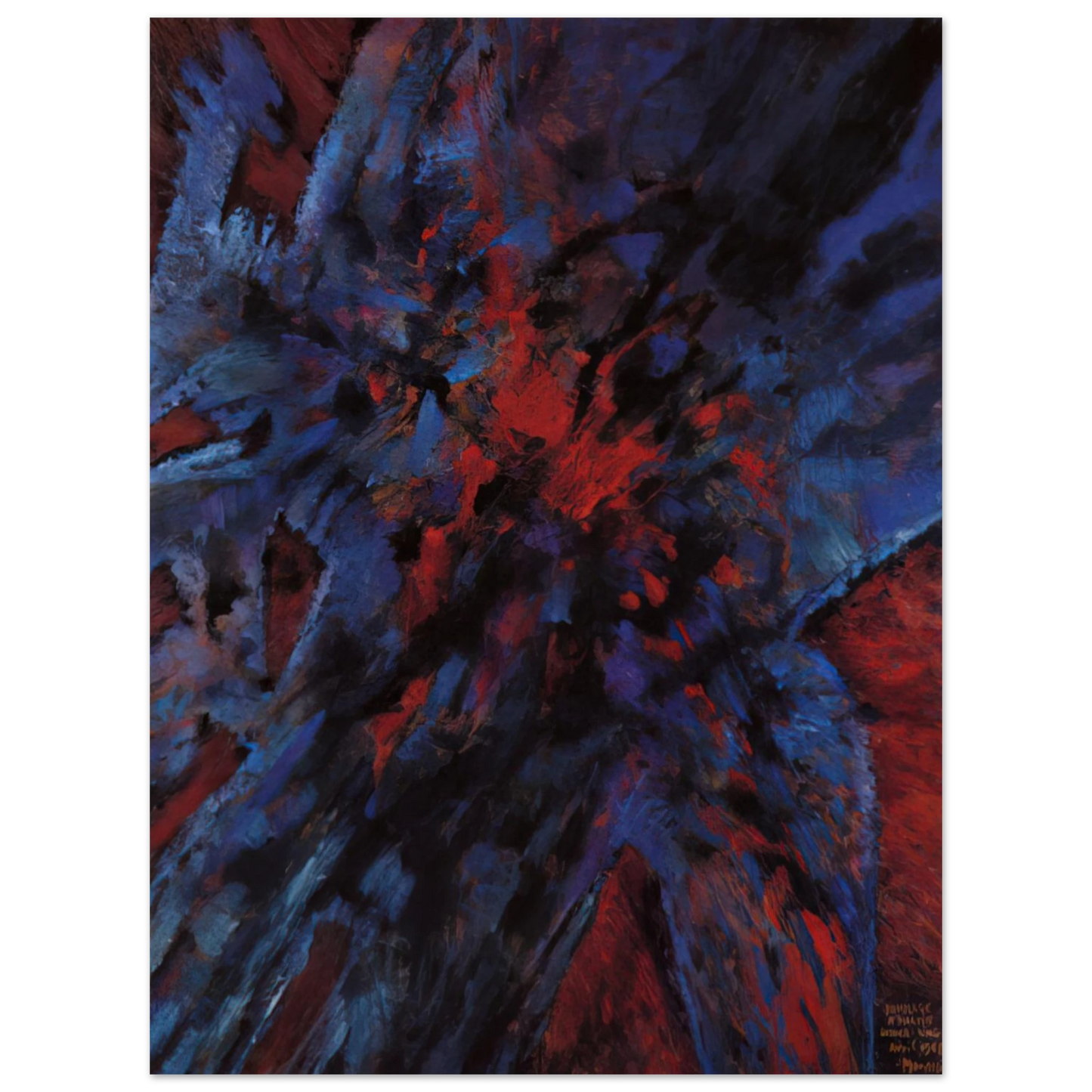 Alfred Manessier - Hommage àMartin Luther King - 1968 Fine Art Poster - Default Title