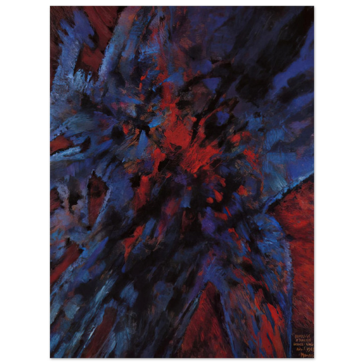 Alfred Manessier - Hommage àMartin Luther King - 1968 75x100 cm / 30x40inches Fine Art Poster