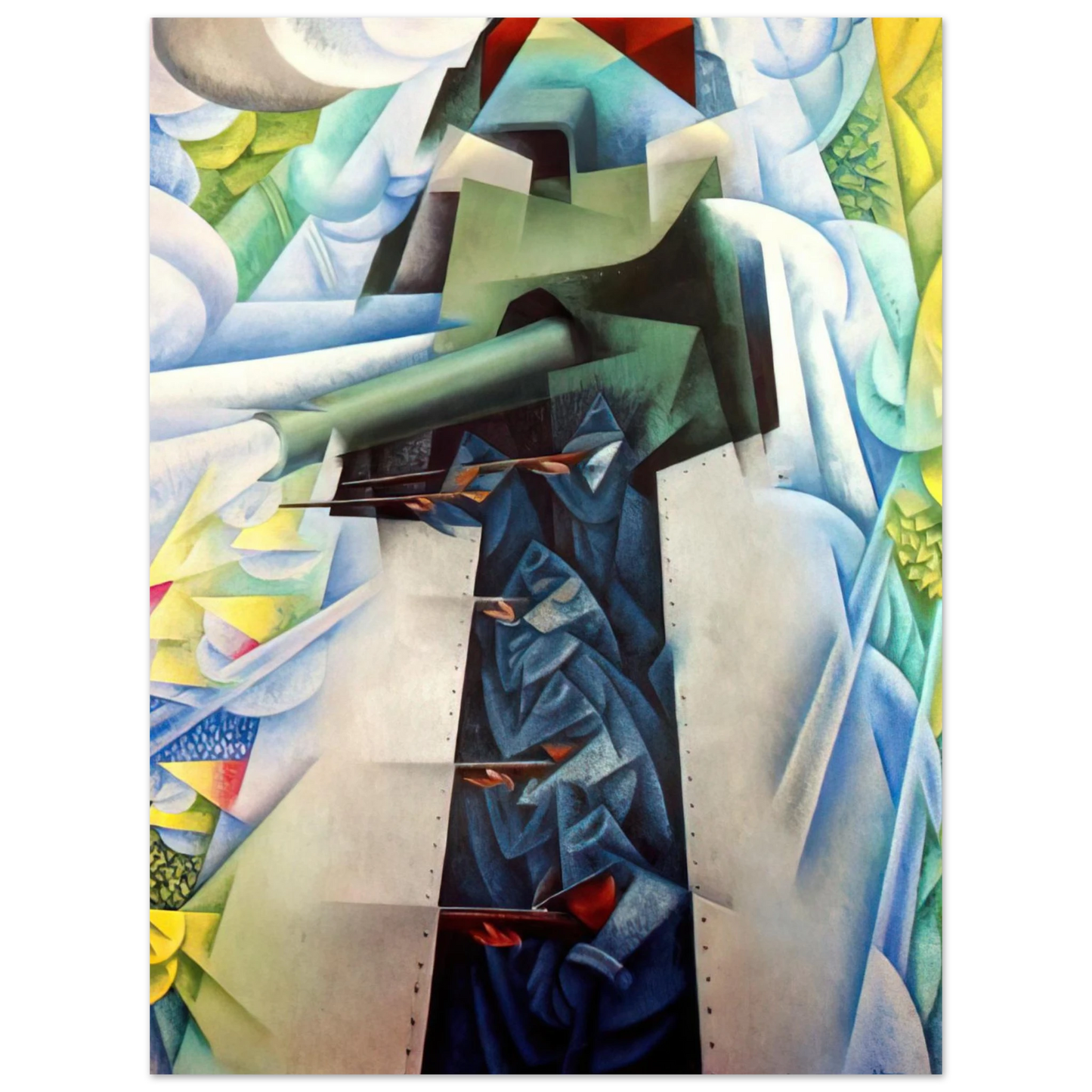 Carlo Carra - ARMTRAIN Fine Art Poster - Default Title