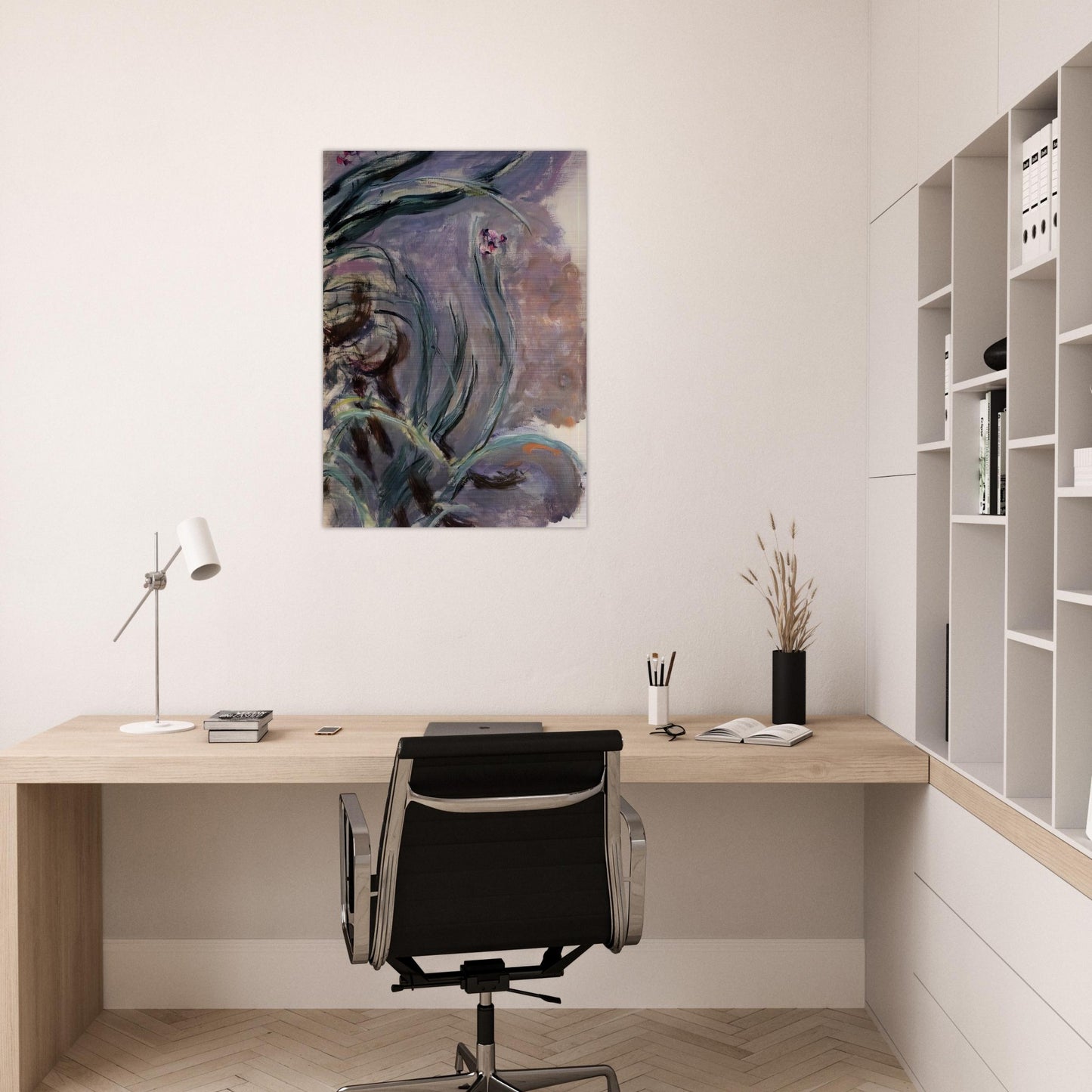 Irises - claude monet Brushed Aluminum Print - 70x100 cm / 28x40 inches | claude monet Aluminum Print | claude monet Prints