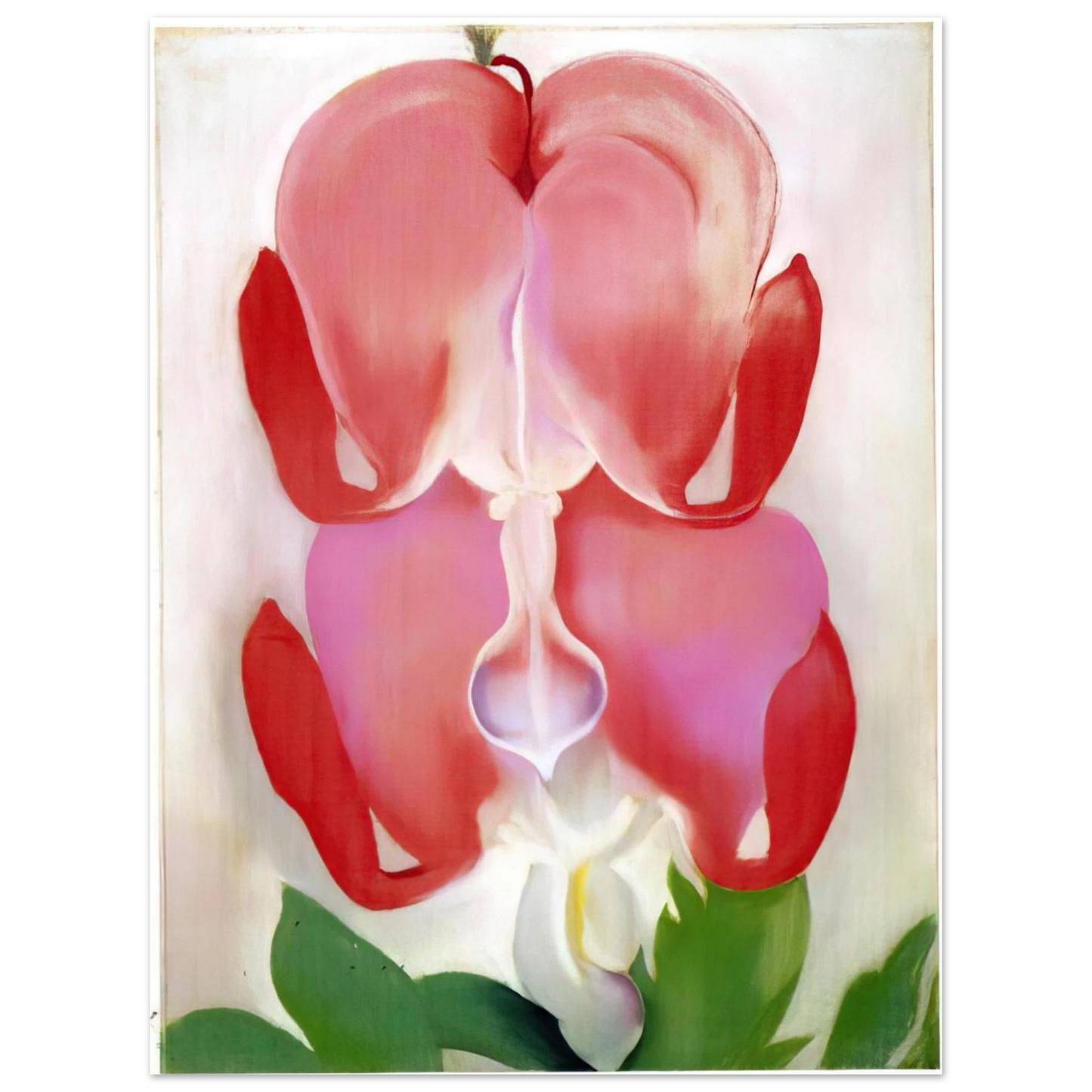 Georgia O'Keeffe - Bleeding Heart Fine Art Poster - 13x18 cm / 5x7 inches