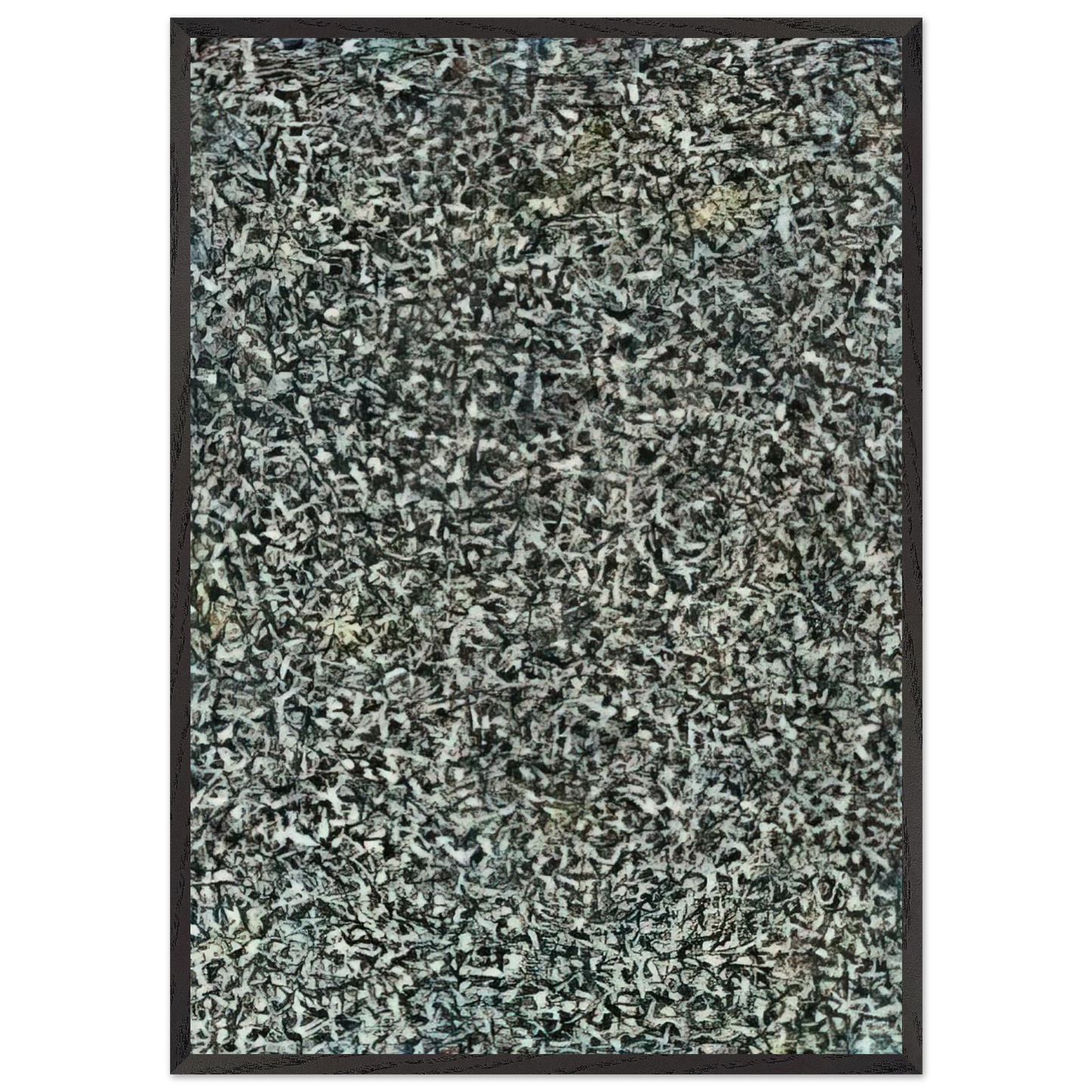 Night Light - Lee Krasner 70x100 cm / 28x40 inches Framed Art Print – Black Wooden Frame