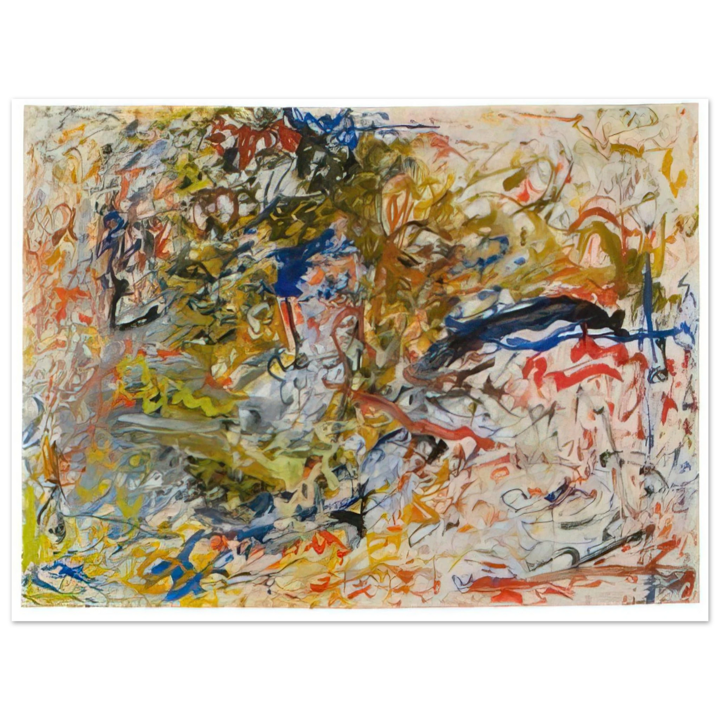 Milton Resnick - UNTITLED 1960 Fine Art Poster - Default Title