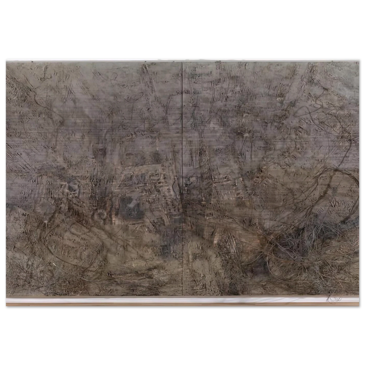 LILITH 1989 - Anselm Kiefer Brushed Aluminum Print - 70x100 cm / 28x40 inches | Anselm Kiefer Aluminum Print | Anselm Kiefer Prints