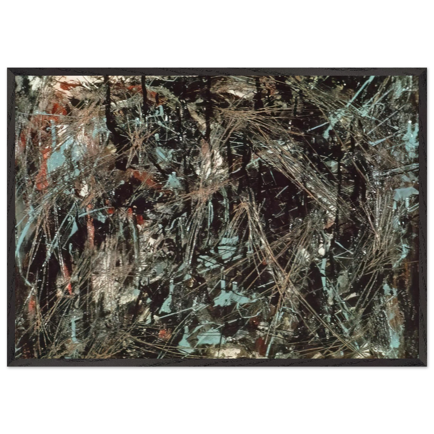 Virgin Forest - Marcel Barbeau Framed Art Print – Black Wooden Frame - Default Title - -Framed Art Print