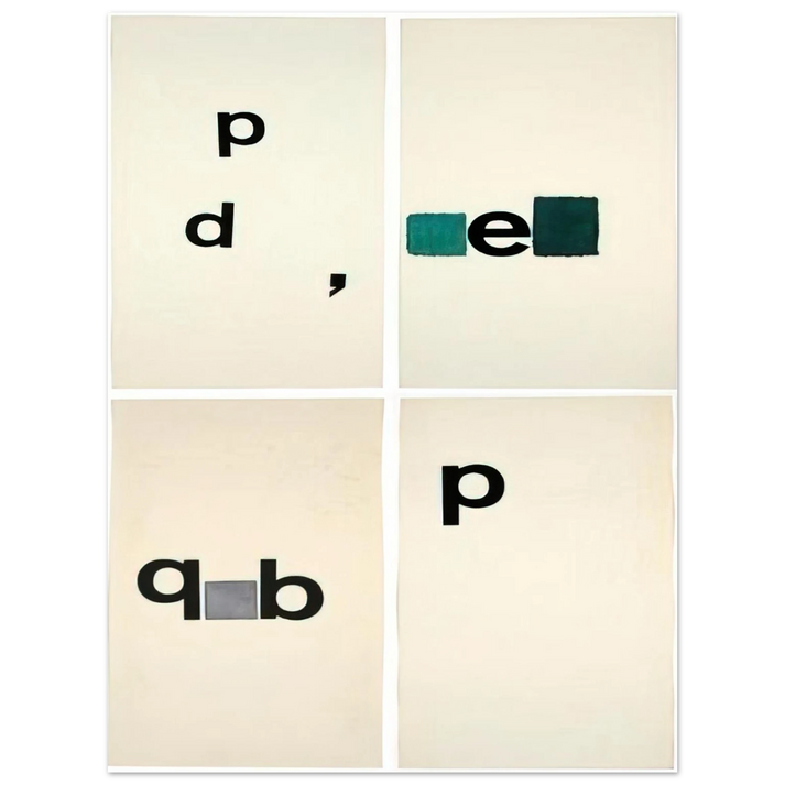 Mira Schendel - Untitled Toquinho - 1970 75x100 cm / 30x40inches Fine Art Poster