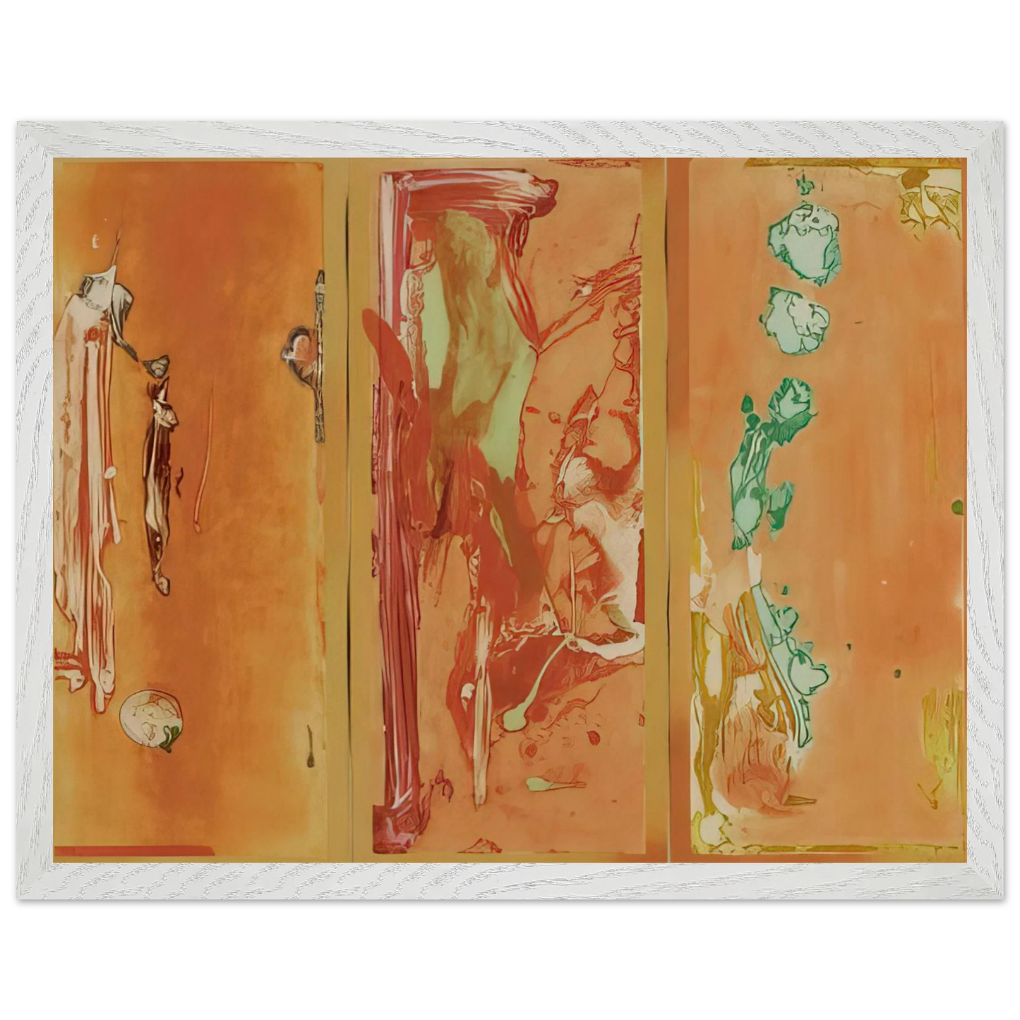 Helen Frankenthaler - Gateway - 1988 Wall art - A1 (59.4 x 84.1 cm) - Premium Wooden Framed Poster With Fine Art Paper - Wood frame