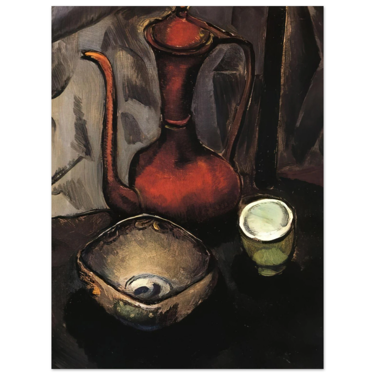 Man Ray - STILL LIFE WITH RED TEA KETTLE Fine Art Poster - Default Title