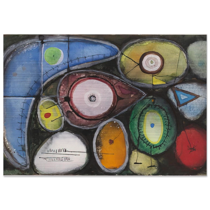 Untitled - Richard Pousette-Dart Brushed Aluminum Print - 70x100 cm / 28x40 inches | Richard Pousette-Dart Aluminum Print | Richard Pousette-Dart Prints