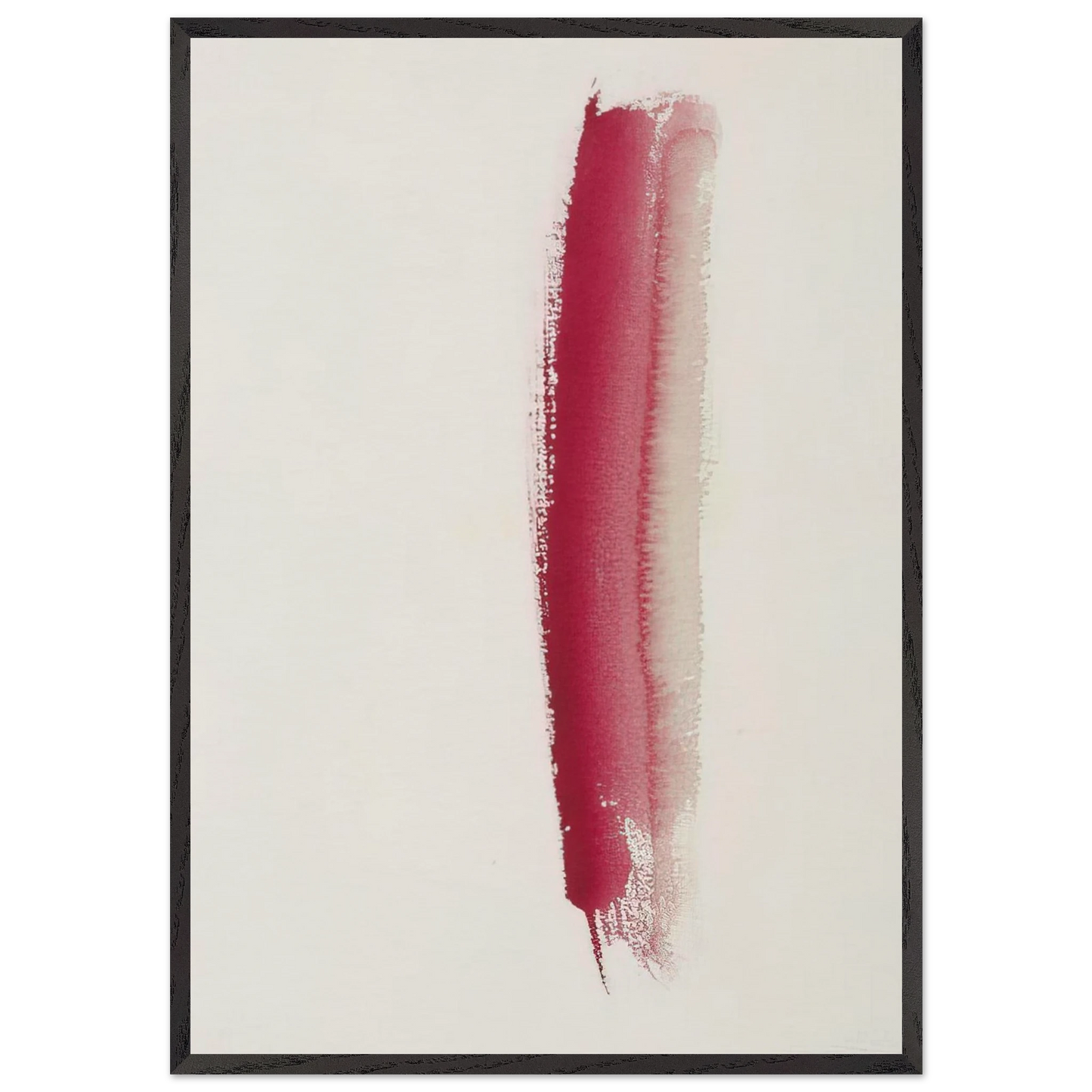 Untitled SF49-075 - Sam Francis Framed Art Print – Black Wooden Frame - Default Title - -Framed Art Print