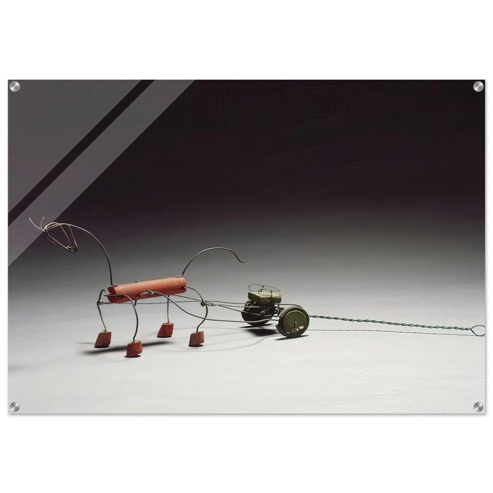 RED HORSE AND GREEN SULKY 1926 - Alexander Calder Acrylic Print - 70x100 cm / 28x40″ inches