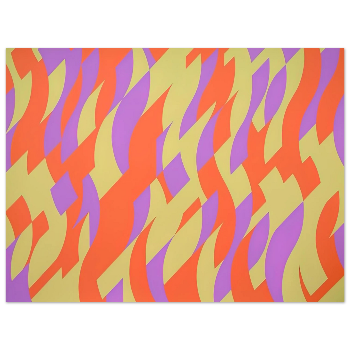 Bridget Riley - CARNIVAL 2000 Fine Art Poster - Default Title