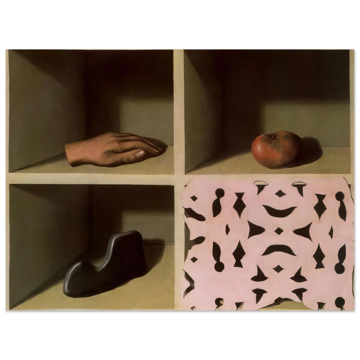 Rene Magritte - ONE NIGHT MUSEUM 1927 75x100 cm / 30x40inches Fine Art Poster