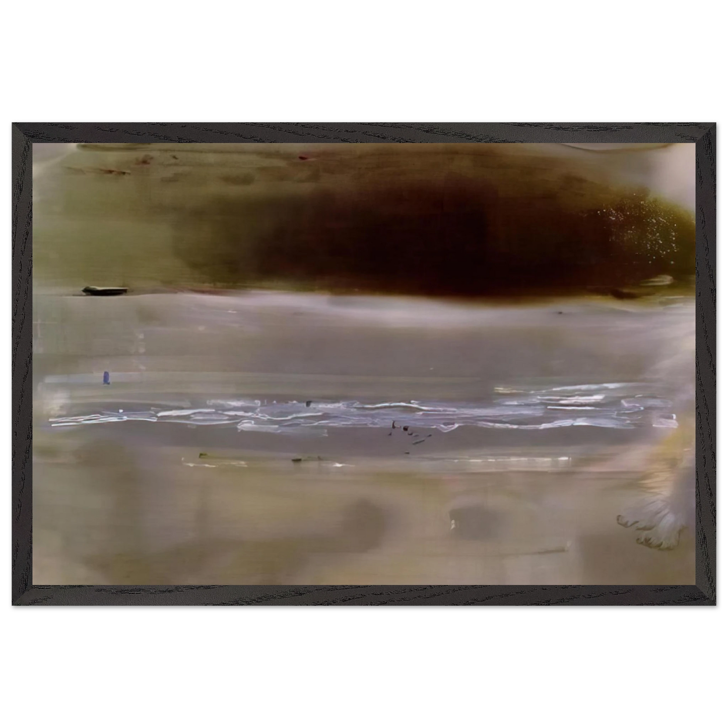 Helen Frankenthaler - Viewpoint II - 1979 Wall art - 30x45 cm / 12x18 inches - Premium Wooden Framed Poster With Fine Art Paper - Black frame