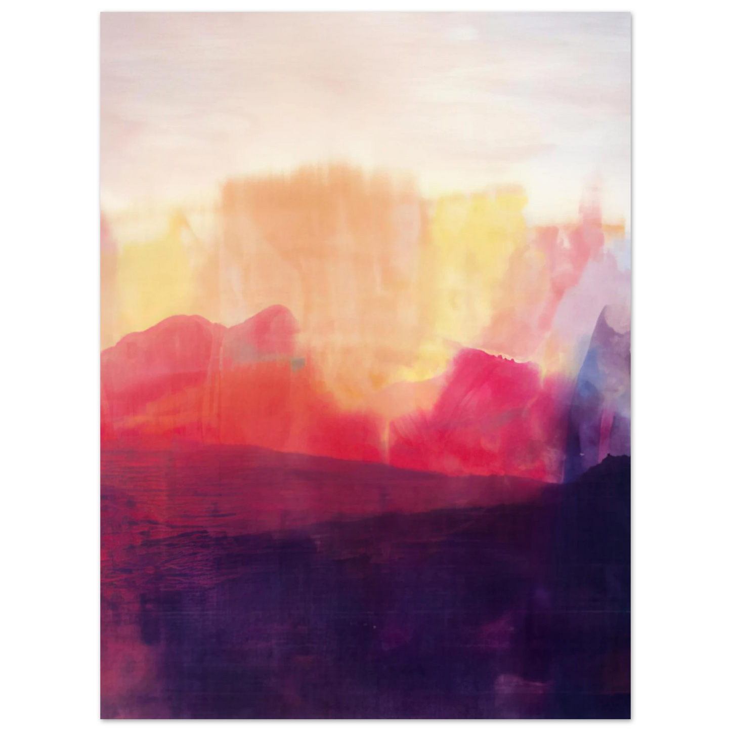 Ronnie Landfield - The Source - 1993 Fine Art Poster - Default Title