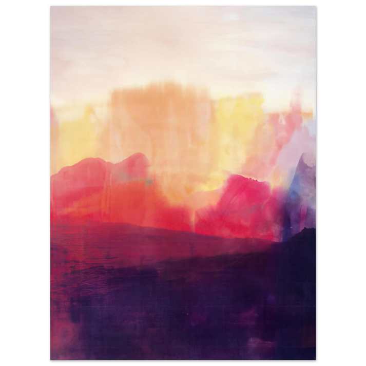 Ronnie Landfield - The Source - 1993 75x100 cm / 30x40inches Fine Art Poster