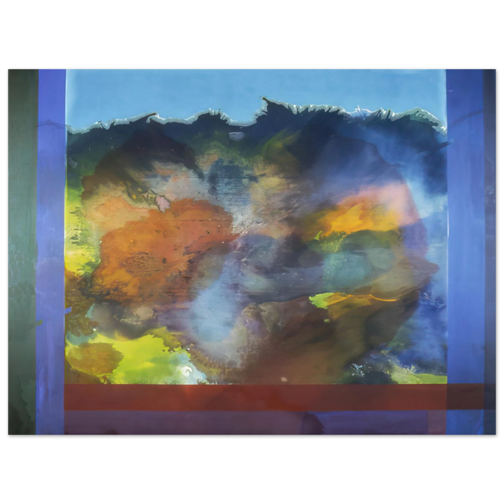 Ronnie Landfield - Ocean Unconscious - 1985 75x100 cm / 30x40inches Fine Art Poster