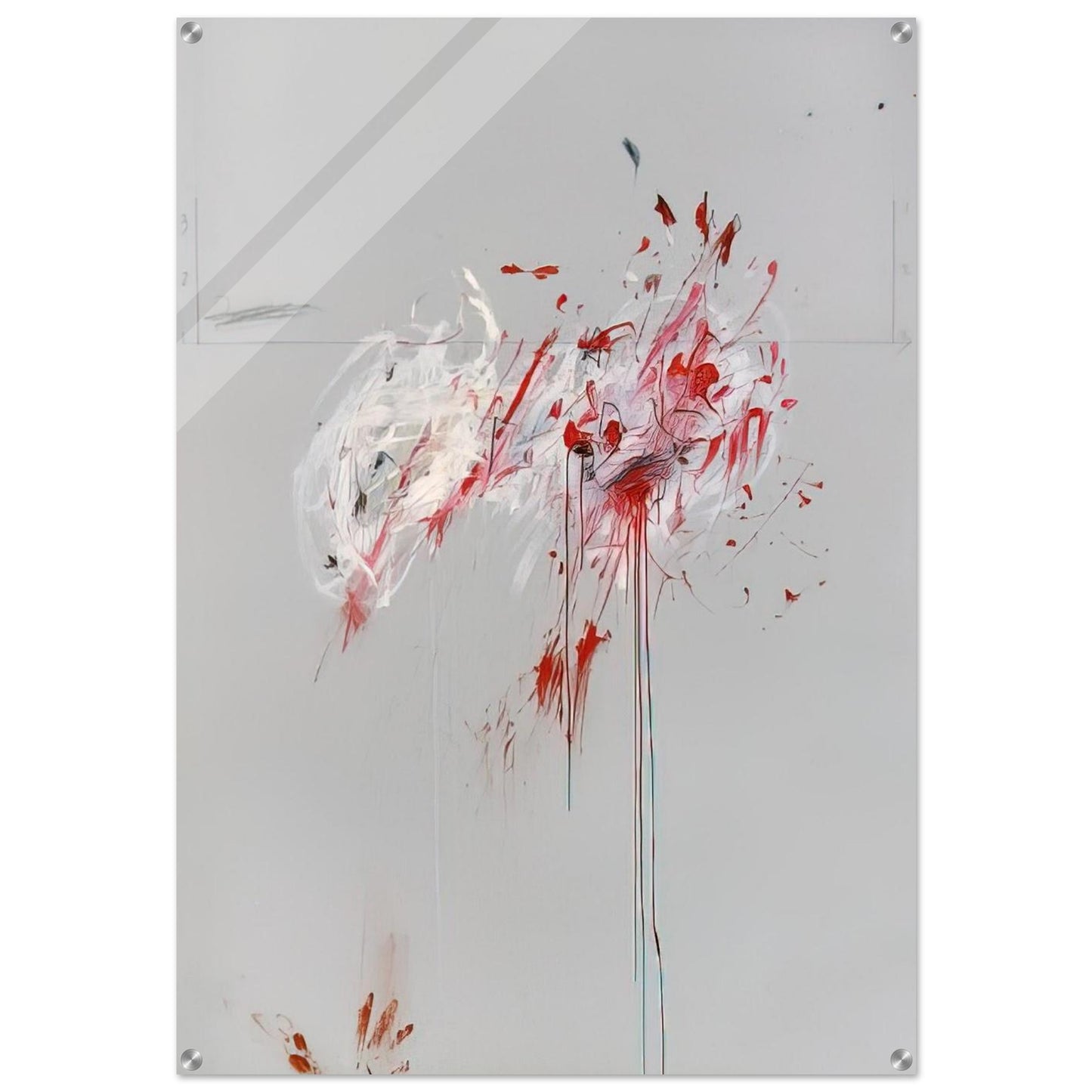 Nine Discourses on Commodus, Part III - Cy Twombly Acrylic Print - 70x100 cm / 28x40″ inches