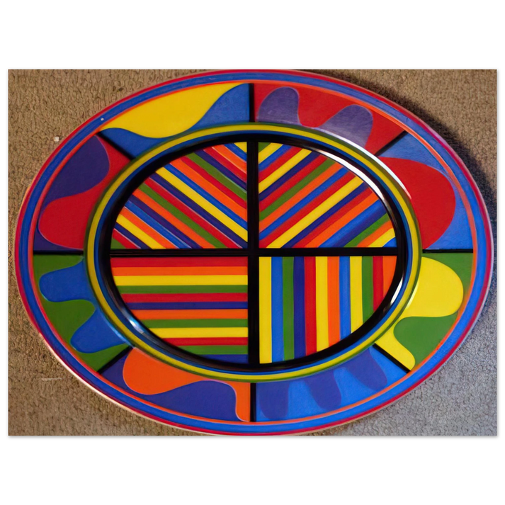 Sol LeWitt - Lines in Four Directions 75x100 cm / 30x40inches Fine Art Poster