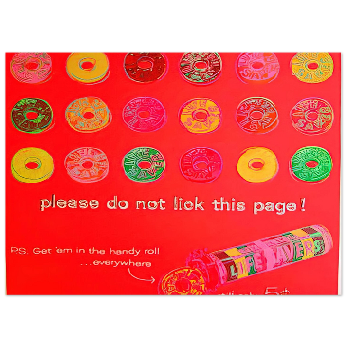 Andy Warhol - Life Savers Fine Art Poster