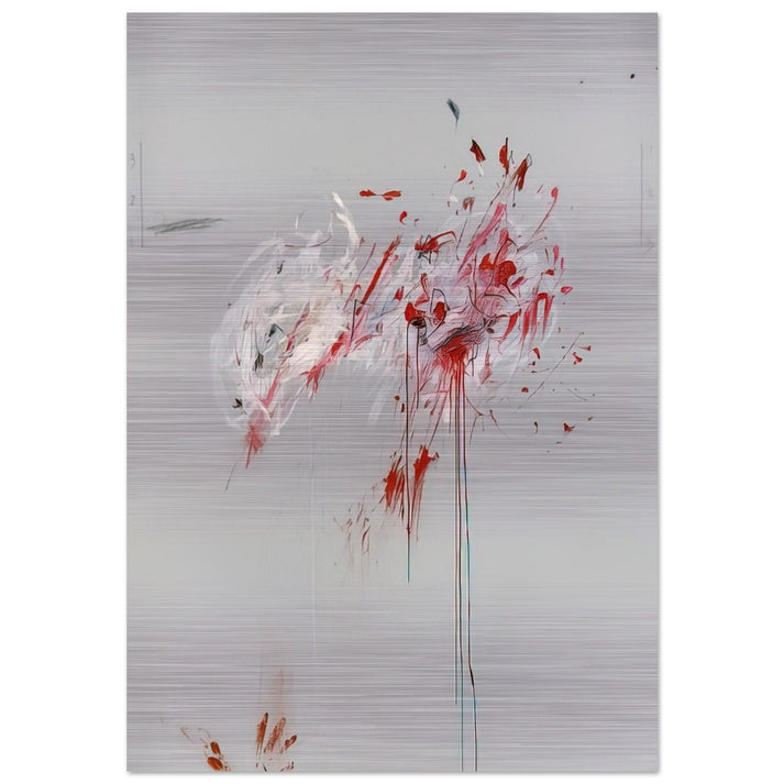 Nine Discourses on Commodus, Part III - Cy Twombly Brushed Aluminum Print - 70x100 cm / 28x40 inches | Cy Twombly Aluminum Print | Cy Twombly Prints