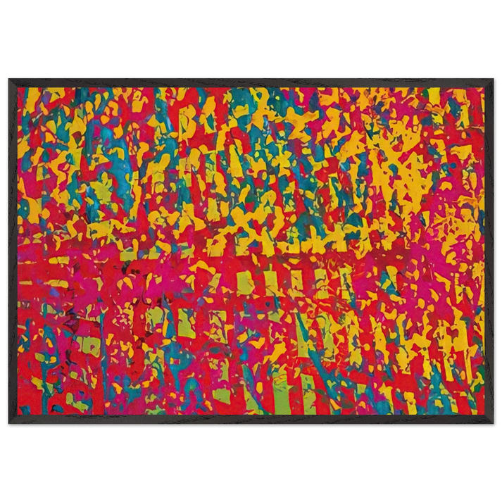 LUDORFF - Gerhard Richter 70x100 cm / 28x40 inches Framed Art Print – Black Wooden Frame