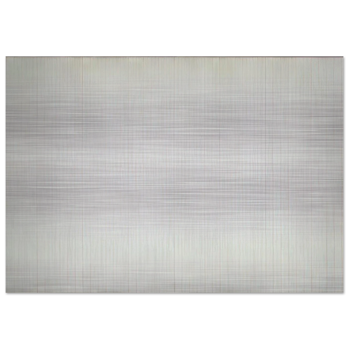 The Islands - Agnes Martin Brushed Aluminum Print - 70x100 cm / 28x40 inches | Agnes Martin Aluminum Print | Agnes Martin Prints