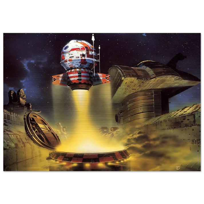Chris Foss - Chris Foss Brushed Aluminum Print - 70x100 cm / 28x40 inches | Chris Foss Aluminum Print | Chris Foss Prints