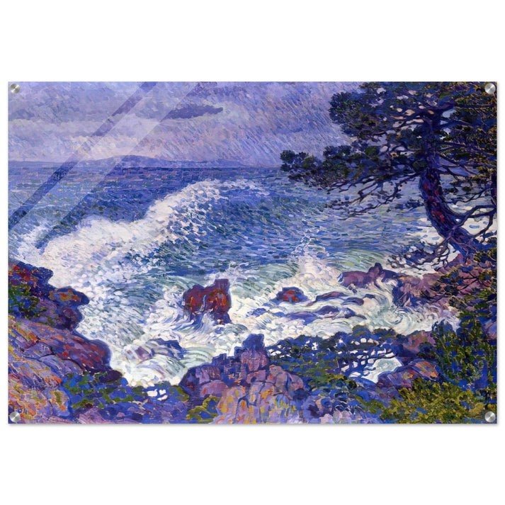 EAST WIND 1904 - Theo van Rysselberghe Acrylic Print - 70x100 cm / 28x40″ inches