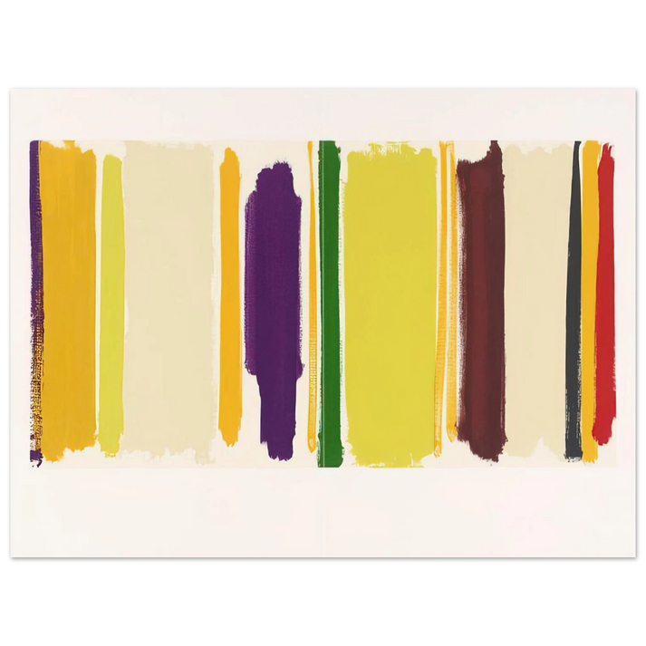 Patrick Heron - Untitled From The Shapes of Colour - 1978 75x100 cm / 30x40inches Fine Art Poster