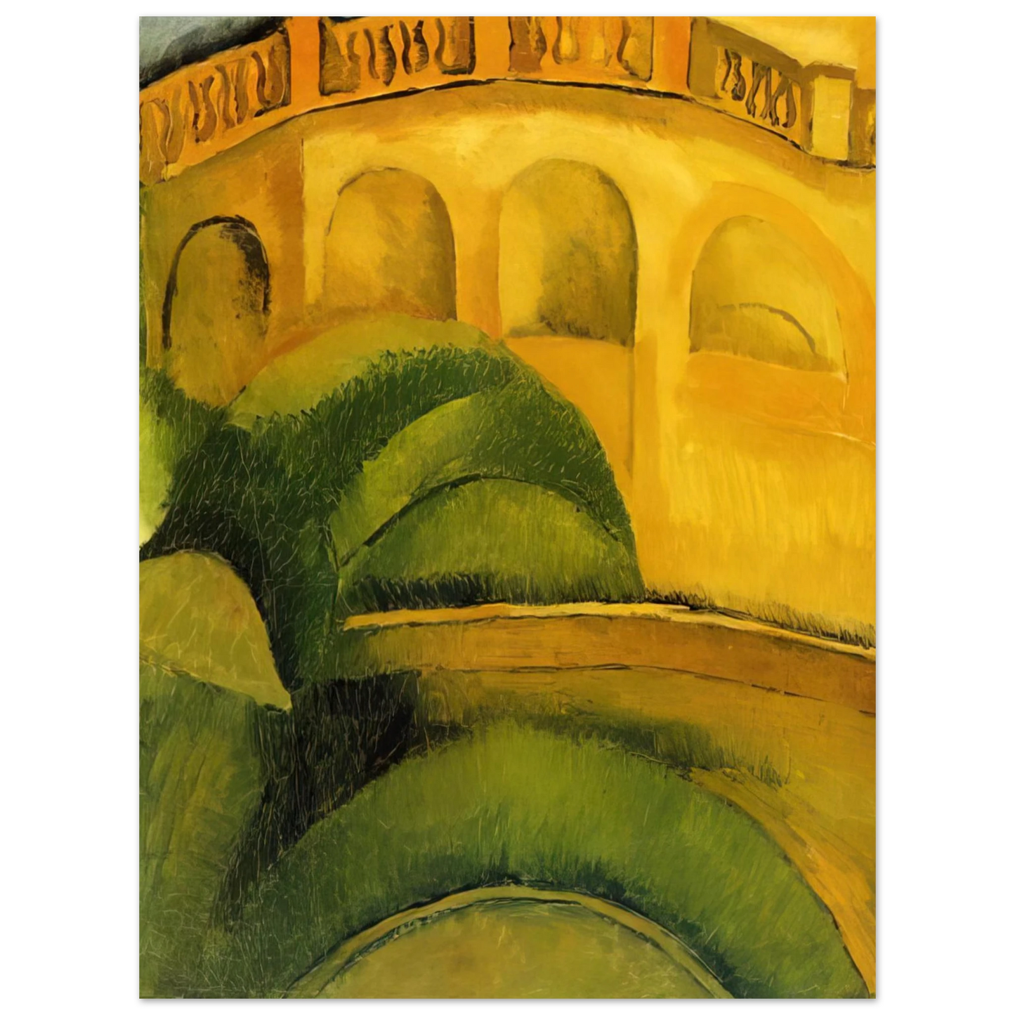 Raoul Dufy - ARCADES AT L ESTAQUE 1908 Fine Art Poster - Default Title