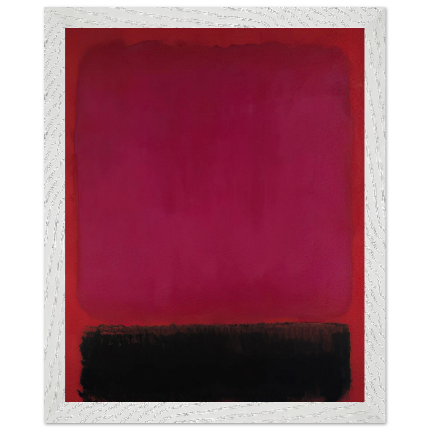 Helen Frankenthaler - Untitled - 1967 Wall art - 70x100 cm / 28x40 inches - Premium Wooden Framed Poster With Fine Art Paper - Black frame