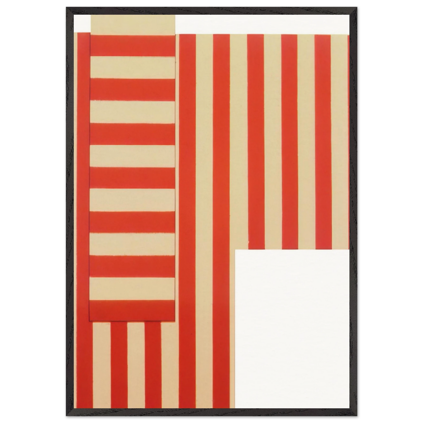 No 1 - 1973 - Jeremy Moon 70x100 cm / 28x40 inches Framed Art Print – Black Wooden Frame