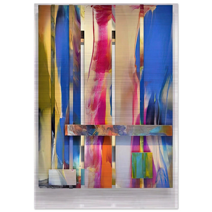 Wide - Sam Gilliam Brushed Aluminum Print - 70x100 cm / 28x40 inches | Sam Gilliam Aluminum Print | Sam Gilliam Prints