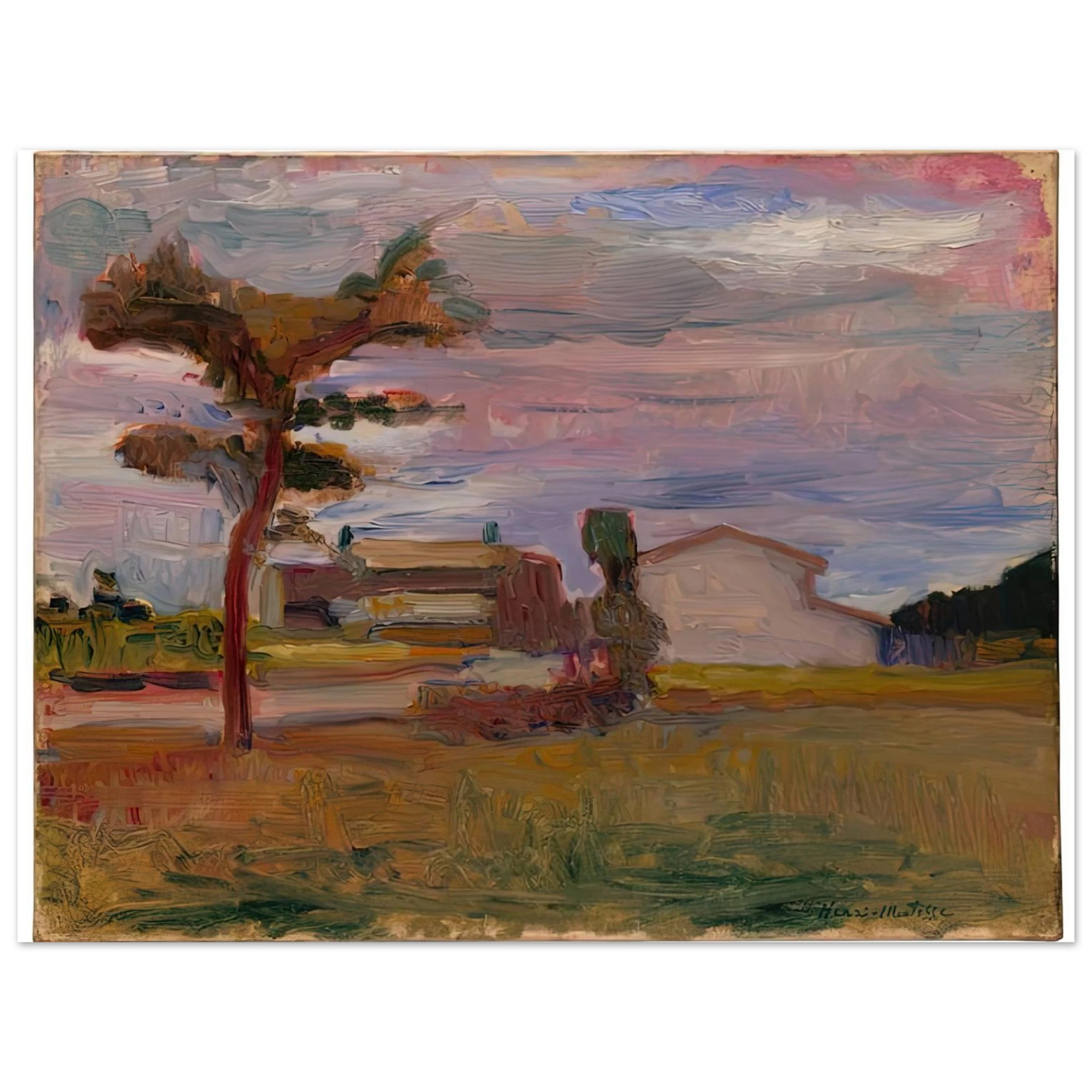 Henri Matisse - CORSICAN LANDSCAPE 1898 Fine Art Poster - Default Title