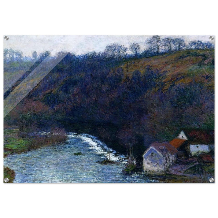 The Mill at Vervy - claude monet Acrylic Print - 70x100 cm / 28x40″ inches | claude monet Wall Art | claude monet Prints