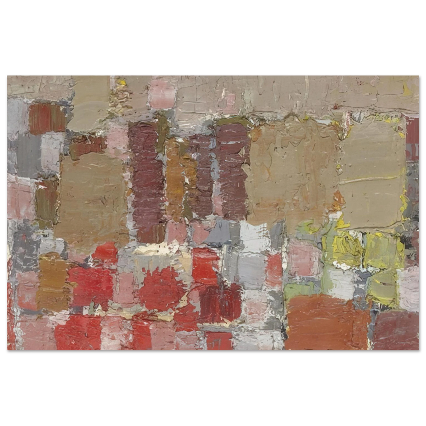 Nicolas de Stael - Composition - Art Informel Fine Art Poster - 40x60 cm / 16x24 inches