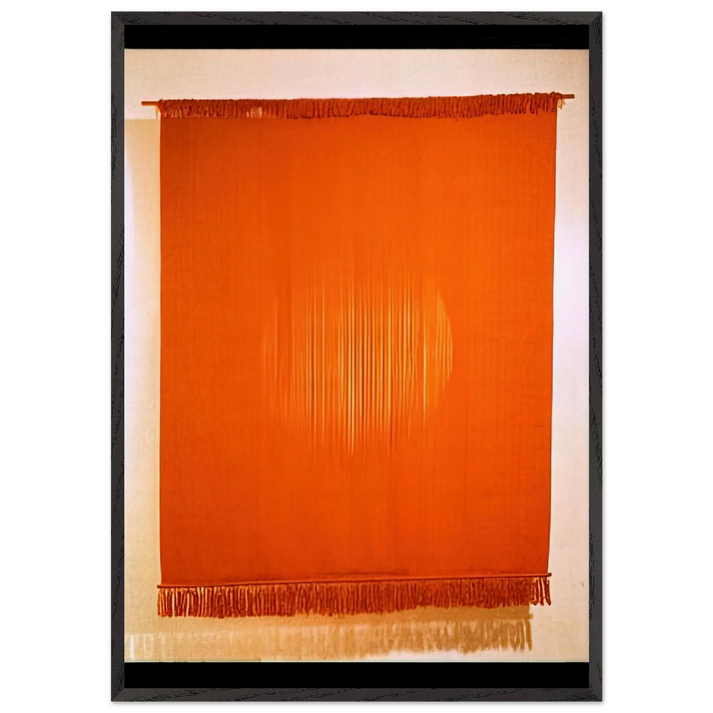 IN FIELDS OF LIGHT 1975 - Lenore Tawney 70x100 cm / 28x40 inches Framed Art Print – Black Wooden Frame