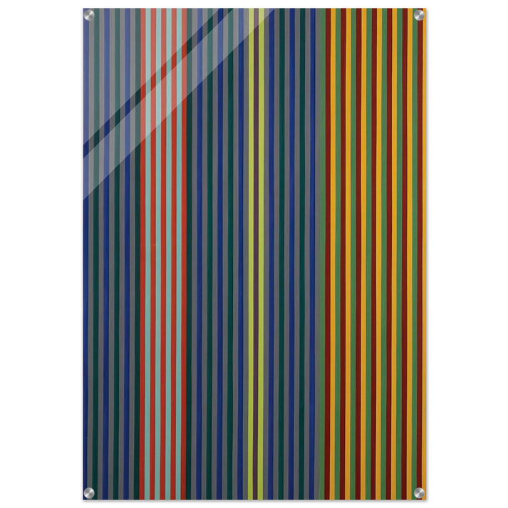 Split Beat - 1965 - Gene Davis Acrylic Print - 70x100 cm / 28x40″ inches | Gene Davis Wall Art | Gene Davis Prints