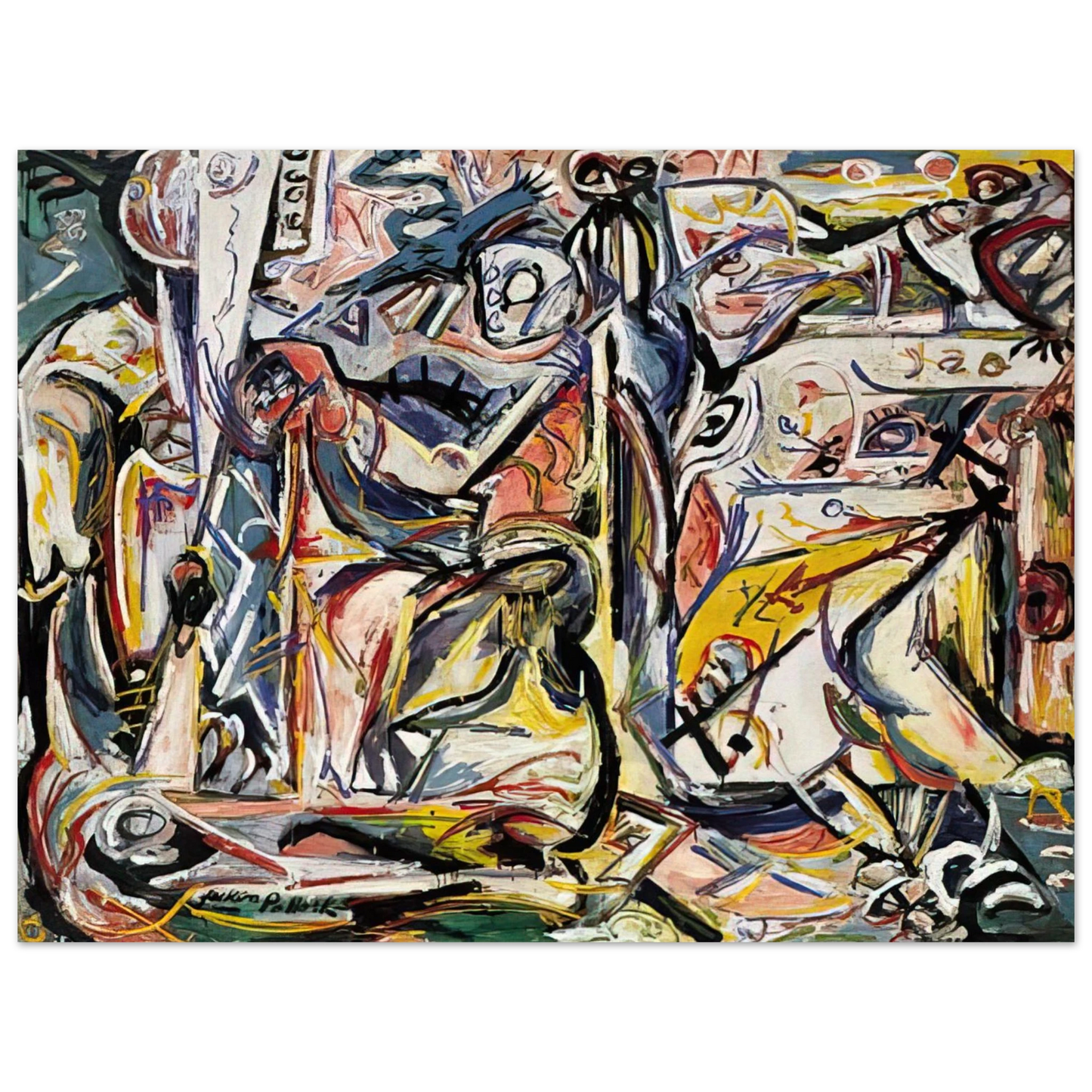 Jackson Pollock - CIRCUMCISION JANUARY 1946 1 Fine Art Poster - Default Title