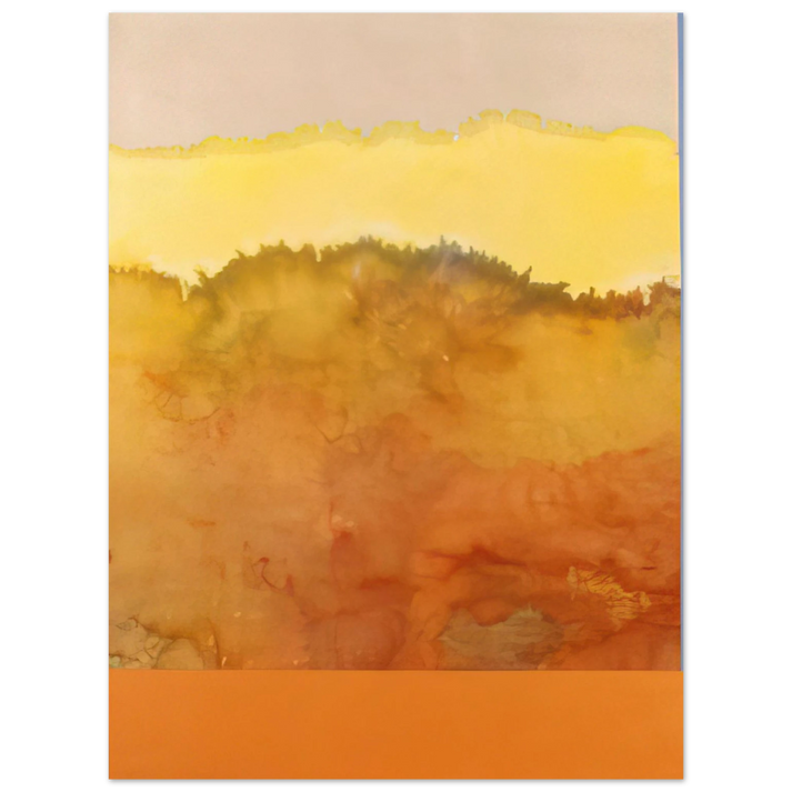 Ronnie Landfield - Sandman and the Angel - 1979 75x100 cm / 30x40inches Fine Art Poster