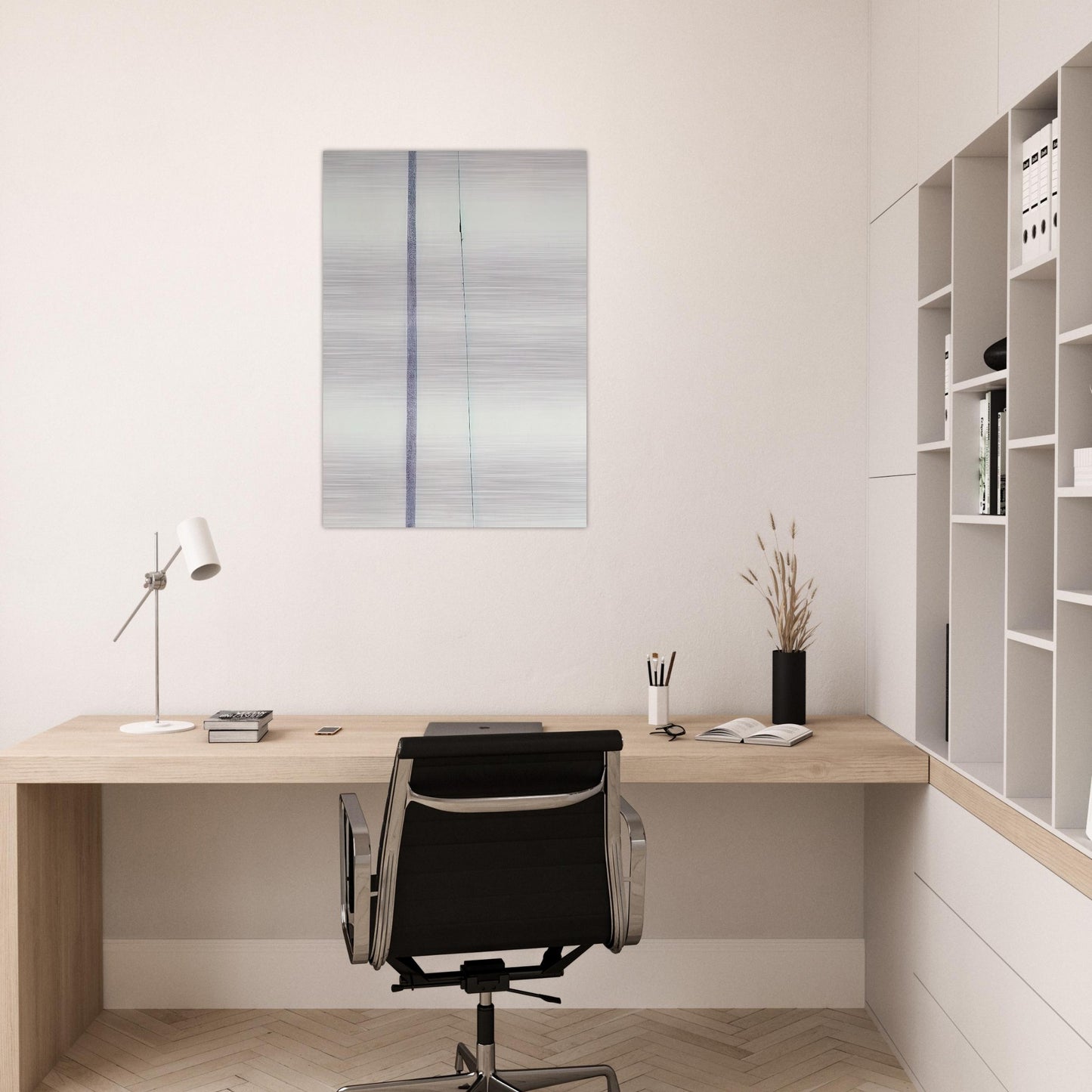 Washington D.C. #1 - 1971 - Edward Corbett Brushed Aluminum Print - 70x100 cm / 28x40 inches | Edward Corbett Aluminum Print | Edward Corbett Prints