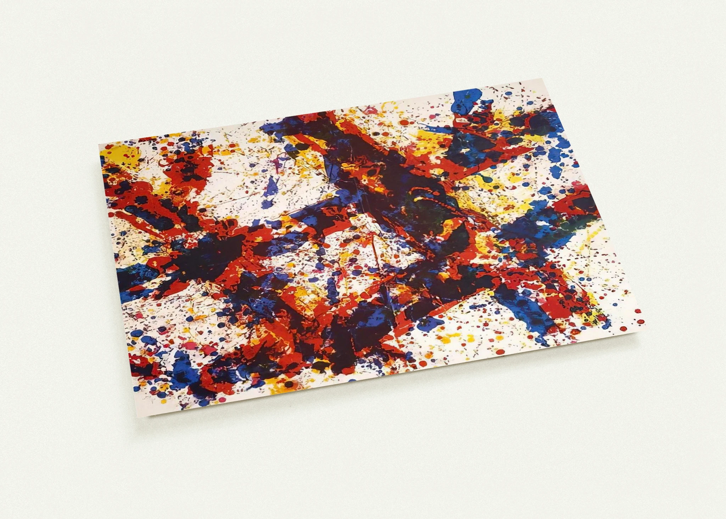 Firewood By Sam Francis Pack of 10 Post Cards | Sam Francis Post Cards | A6 (10.5 x 14.8 cm) - 4.1 x 5.8 inches