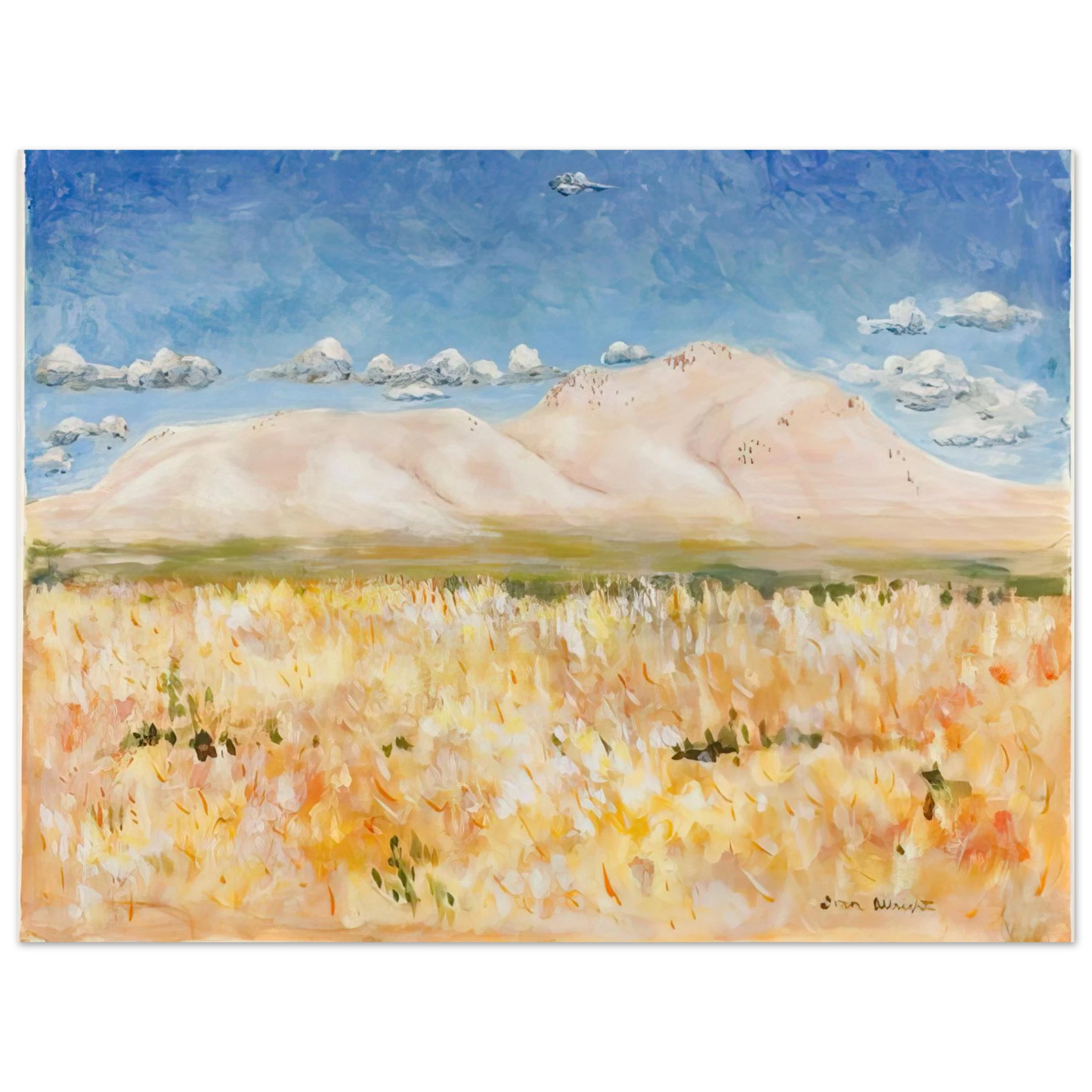 Ivan Albright - JACKSON HOLE WYOMING 1973 Fine Art Poster - Default Title