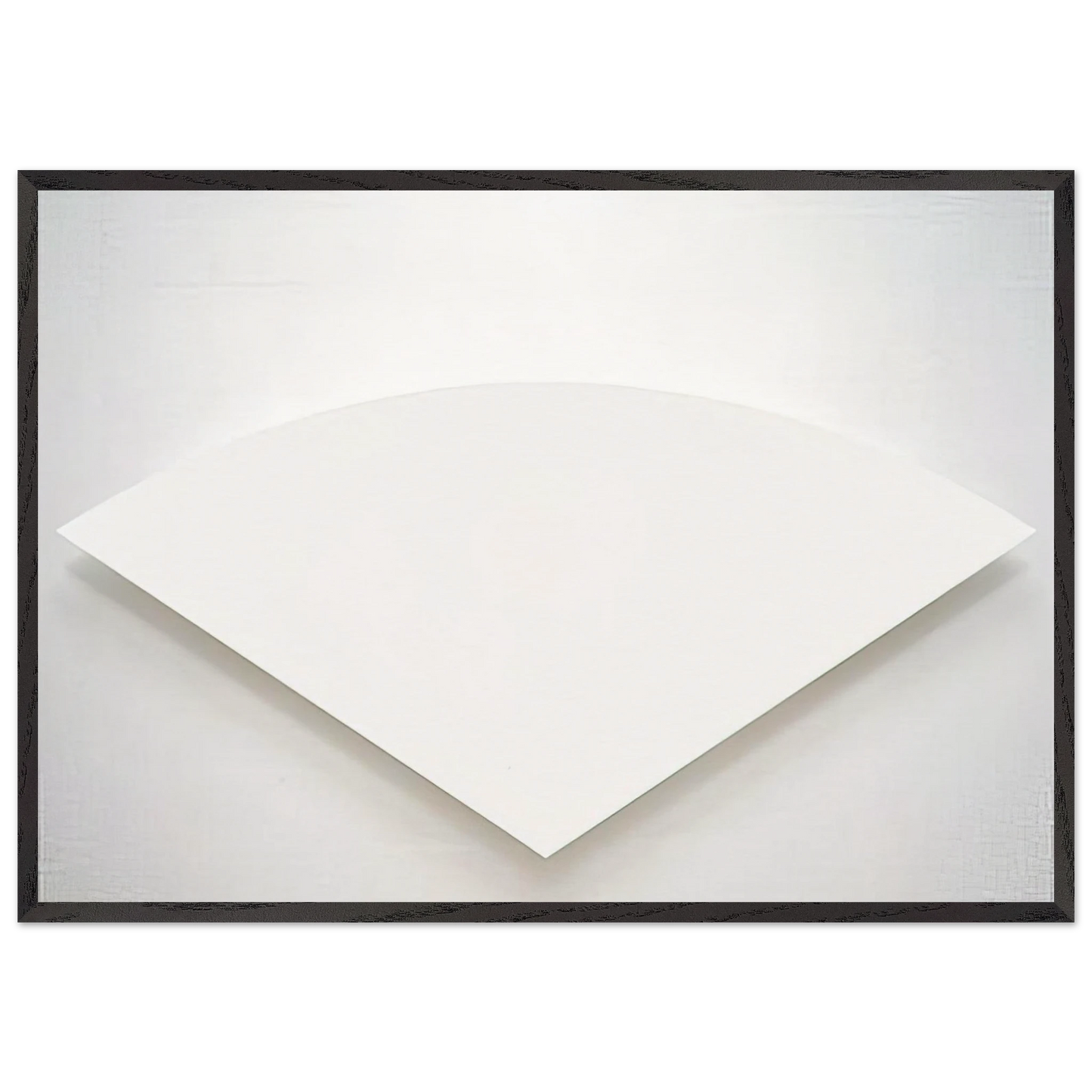 White Curve - Ellsworth Kelly Framed Art Print – Black Wooden Frame - Default Title - -Framed Art Print