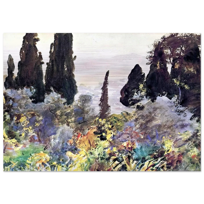 Granada - John Singer Sargent Brushed Aluminum Print - 70x100 cm / 28x40 inches | John Singer Sargent Aluminum Print | John Singer Sargent Prints