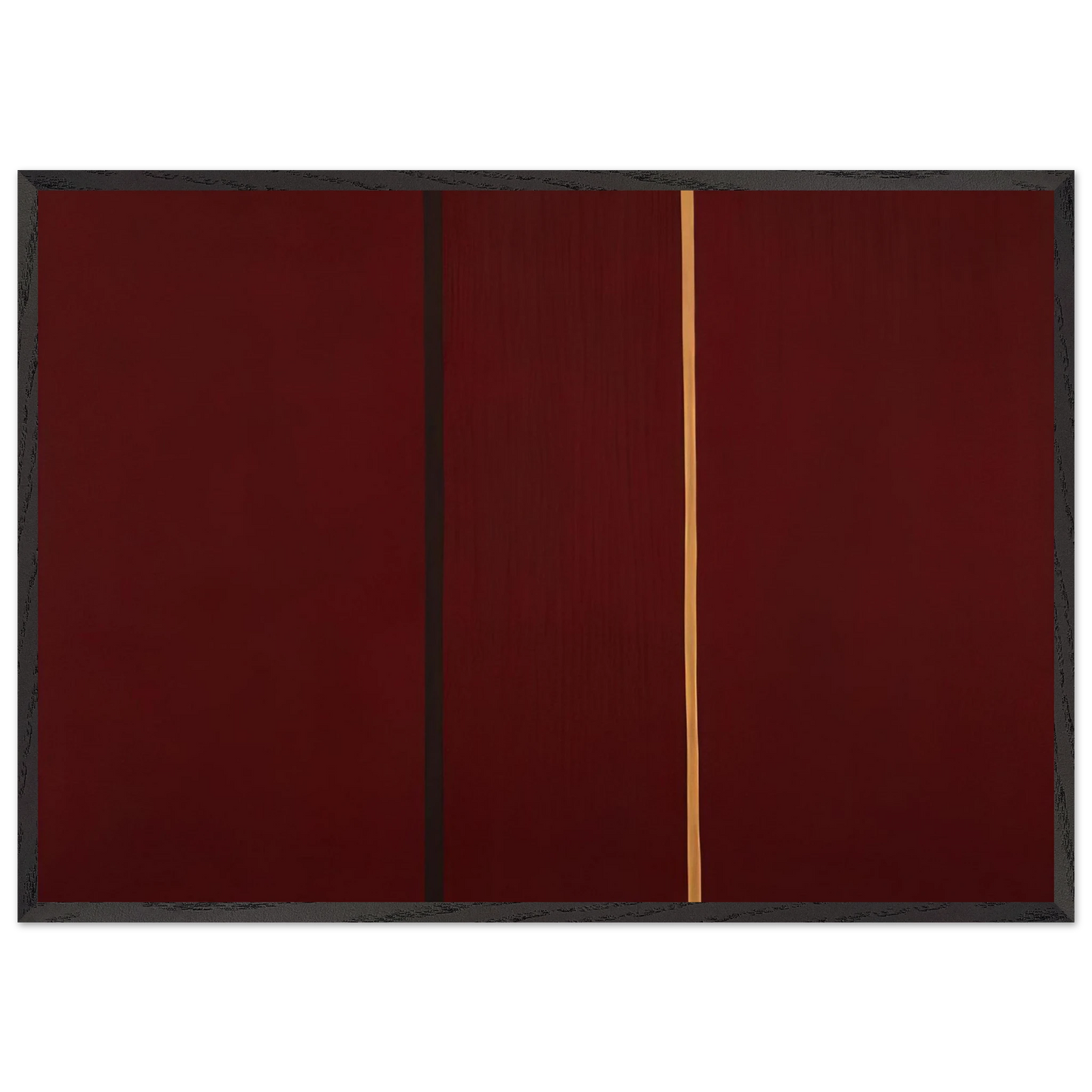 Covenant - Barnett Newman Framed Art Print – Black Wooden Frame - Default Title - -Framed Art Print