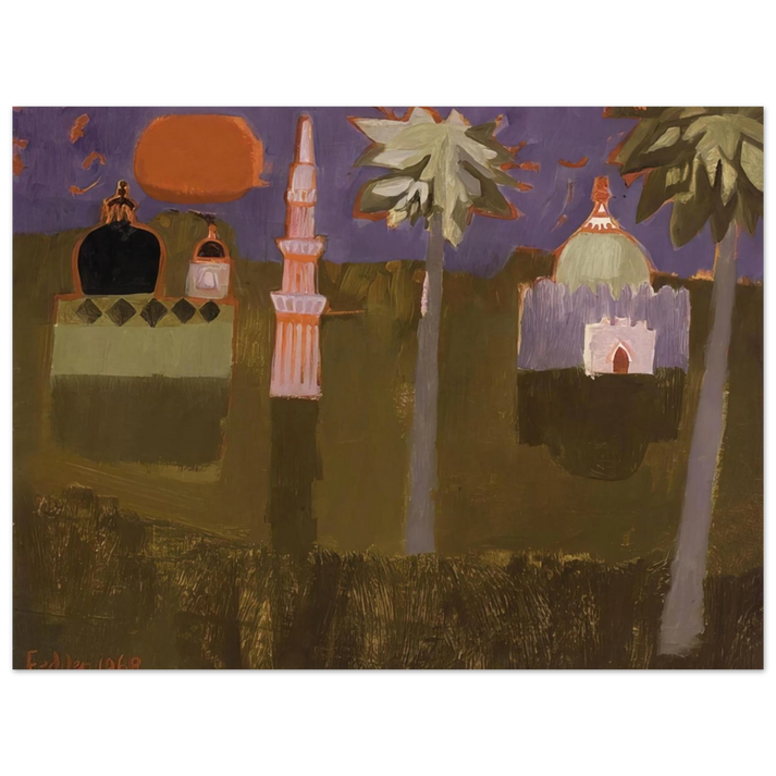 Mary Fedden - Minorets - 1968 75x100 cm / 30x40inches Fine Art Poster
