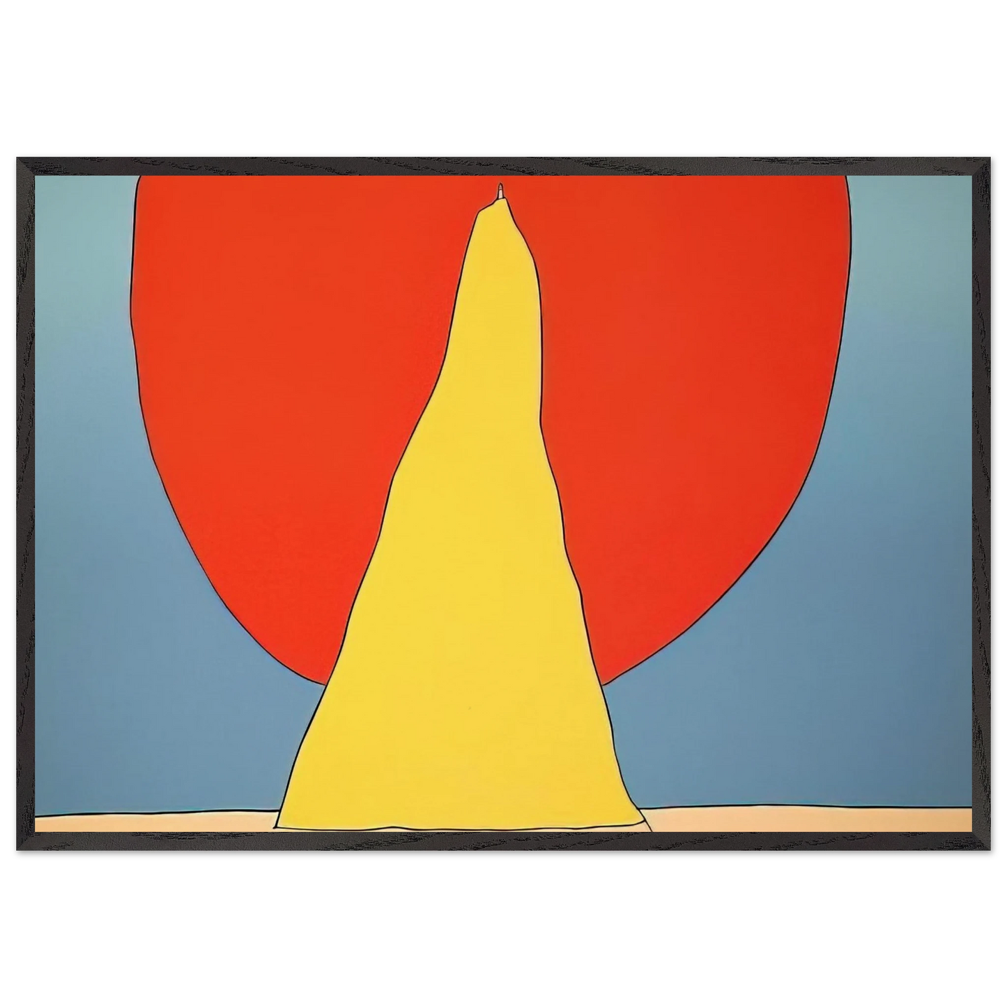 CLOSER TO GOD 1971 - Peter Max Framed Art Print – Black Wooden Frame - Default Title - -Framed Art Print